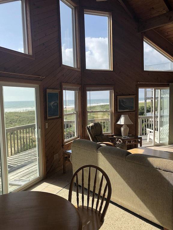 Vacation rental for 12 people, with balcony and hot tub, with pets in Hatteras Island