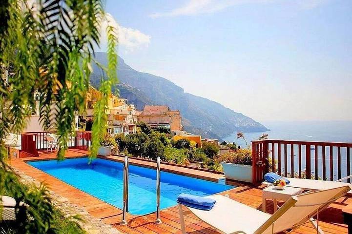 Villa mit pool für 10 Personen, mit Balkon in Positano