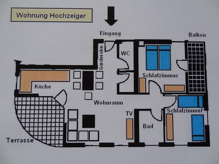Ganze Ferienwohnung, Ferienwohnung Hochzeiger in Jerzens, Bezirk Imst