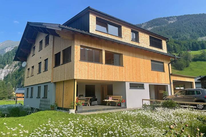 Hütte für 6 Personen, mit Garten in Au