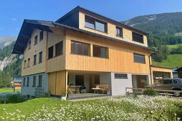 Hütte für 6 Personen, mit Garten in Au