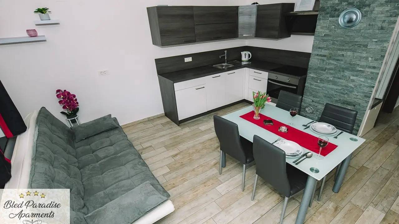 Ganze Ferienwohnung, Ferienwohnung für 6 Personen (50 m²) in Veldes in Bled, Triglav Nationalpark