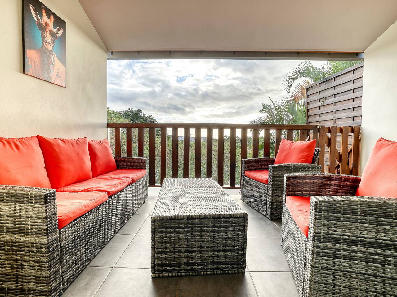 Comfortable apartment with terrace near Saint-Denis in La Possession, La Réunion