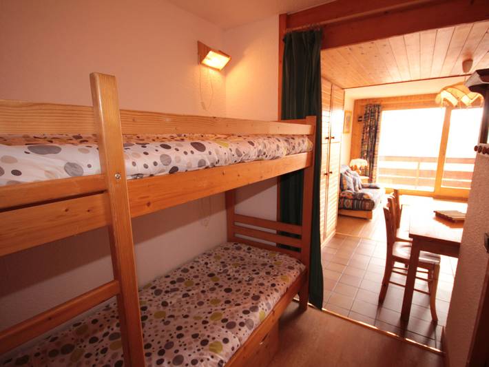 Estudio entero, Estudio Cabina en Les Saisies - 5 pers, 26 m² con Balcón Sur, Mascotas Ok in Les Saisies, Albertville region
