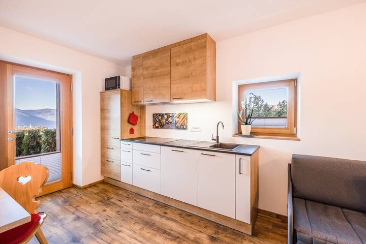 Ganze Wohnung, Ferienwohnung "Peterbühel Gfliererhof" mit Bergblick, Wlan & Terrasse in St. Anton (Völs am Schlern), Völs am Schlern