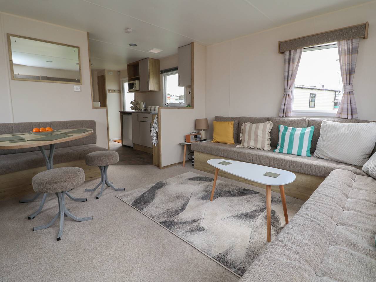 Wohnwagen für 6 Personen mit Garten in Rhyl, Denbighshire