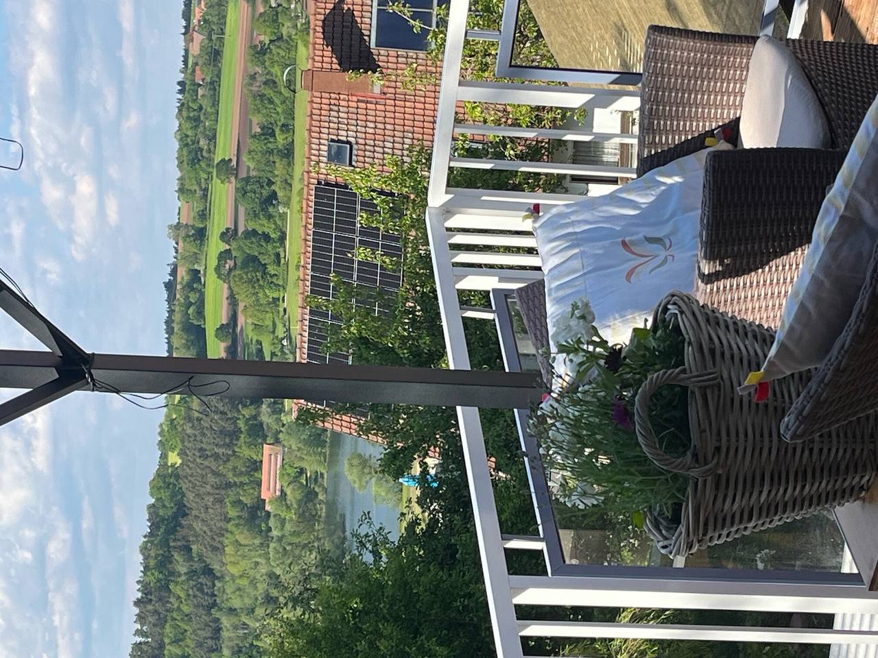 Ganze Wohnung, Ferienwohnung 'Wohnung Mit Dachterasse' mit privater Terrasse, Gemeinschaftsgarten und Wlan in Absberg, Fränkisches Seenland