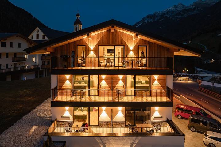 Ferienwohnung für 5 Personen, mit Balkon und Terrasse sowie Garten und Sauna im Stubaital - 3