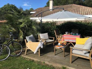 Cottage pour 2 personnes, avec jardin et terrasse à Hossegor