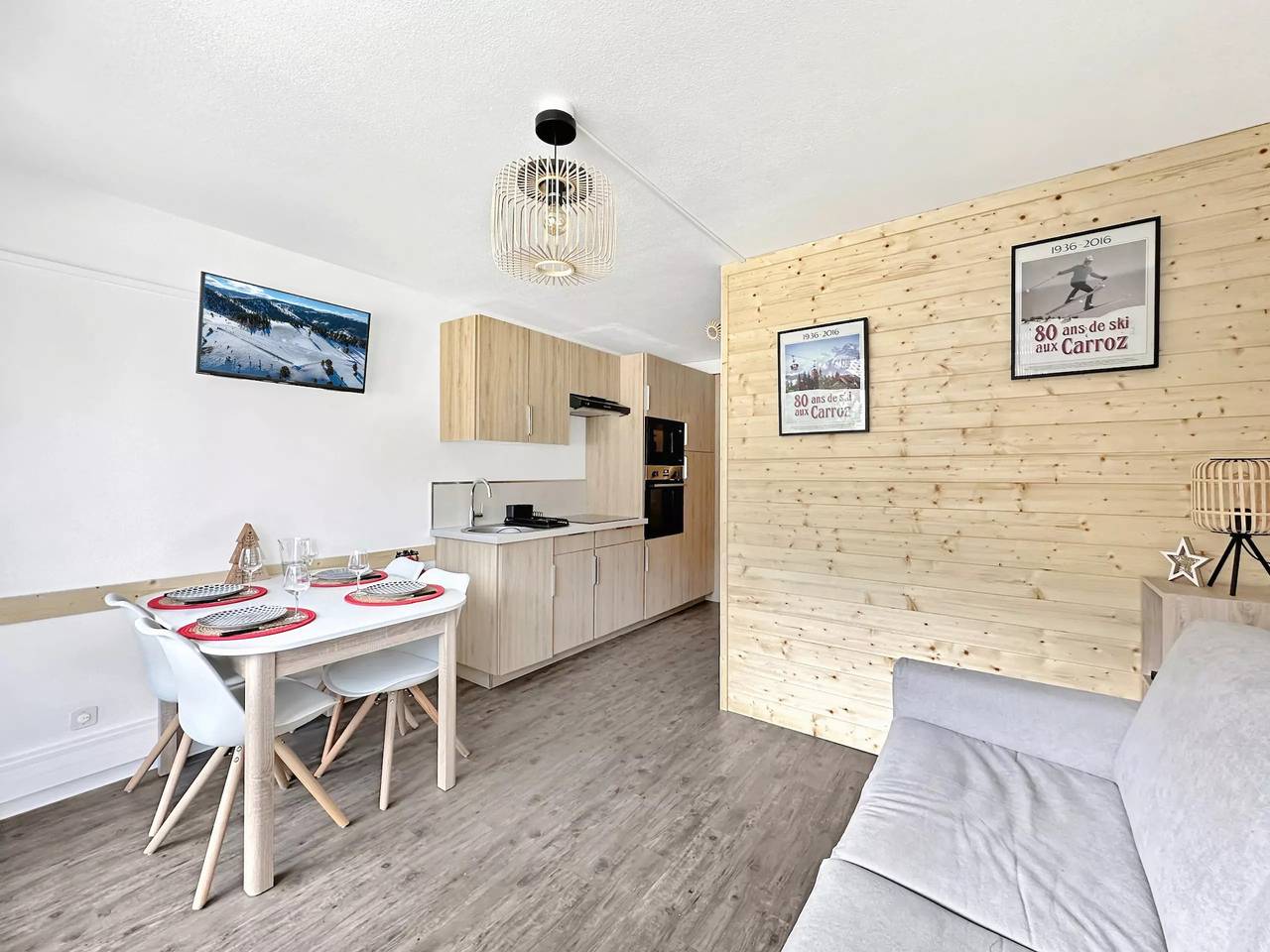 Estudio entero, Cl124 - Estudio cabaña acogedor 4 pers. centro in Les Carroz, Arâches-la-Frasse