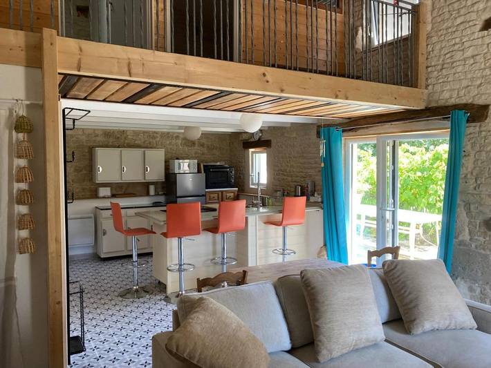 Maison de vacances pour 4 personnes, avec jardin