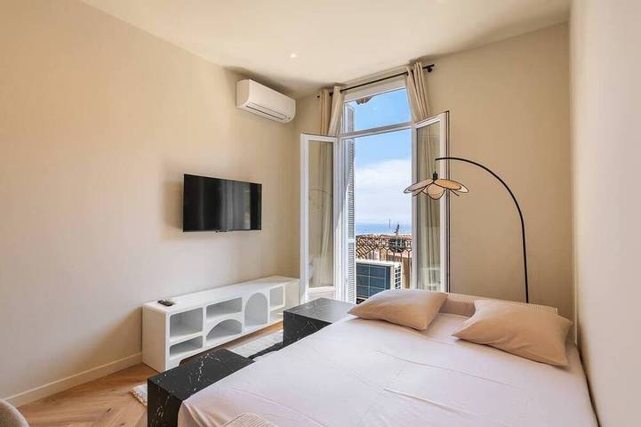 Appartement entier, Élégant 2 pièces avec vue mer aux portes de Monaco in Beausoleil, Côte méditerranéenne (France)