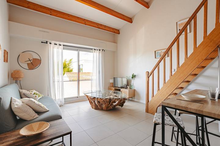 Geheel appartement, La Parenthèse Rochelaise (met parkeerplaats) door Kaz'Concept in La Rochelle, La Rochelle en omgeving