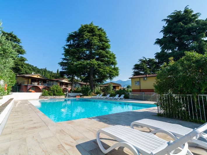 Ferienhaus für 6 Personen, mit Garten und Terrasse sowie Pool, kinderfreundlich in Gardasee-Lombardei