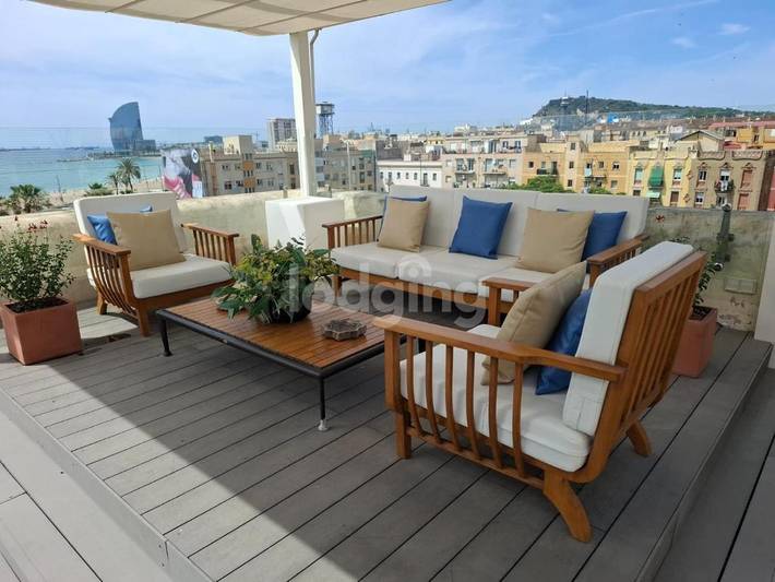 Casa de férias para 2 pessoas, com varanda e jacuzzi em La Barceloneta