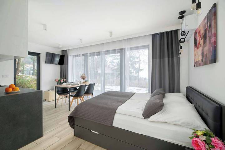 Cały apartament, Przytulne Studio w Karpaczu | Parking, Ogród, Klimatyzacja in Karpacz, Sudety (Polska)