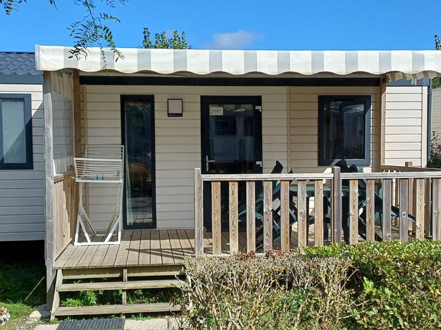 Camping Les Alizés  - Mobilheim 5 personen - Oasis Confort+ 2 Zimmer 26 m² in Saint-Hilaire-de-Riez, Vendée