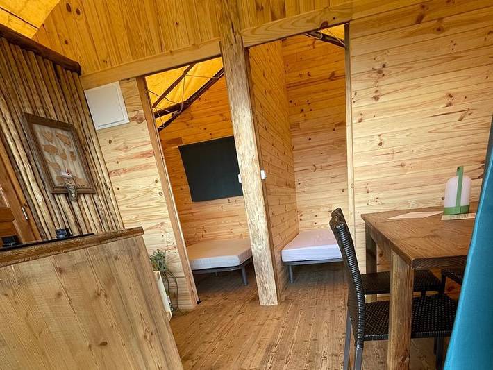Camping la Ferme de Simondon - Safarizelt 4 personen - Ausgestattete Lodge in Plats, Tournon-sur-Rhône und Umgebung