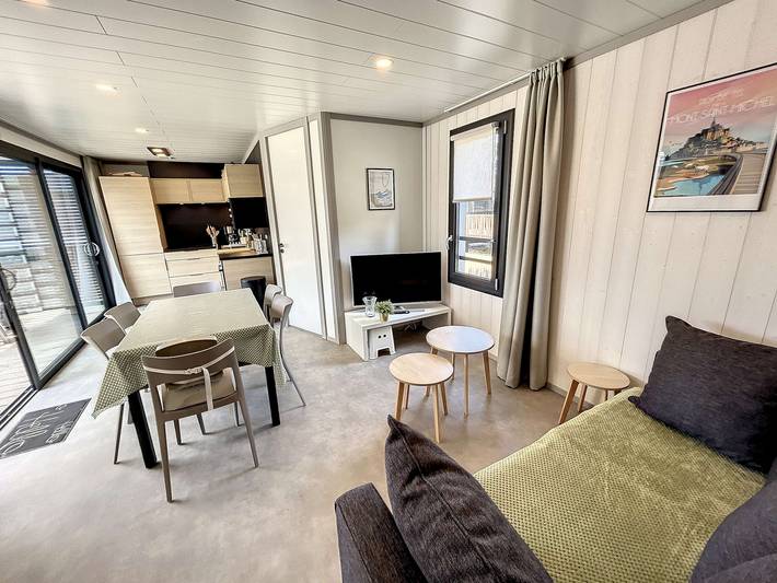 Chalet pour 7 personnes, avec terrasse ainsi que piscine et jardin en Normandie - 2