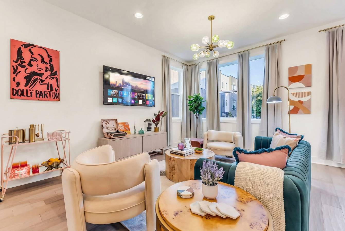 Hip Rooftop Deck Game Room in Downtown Nashville in Nashville, Tennessee