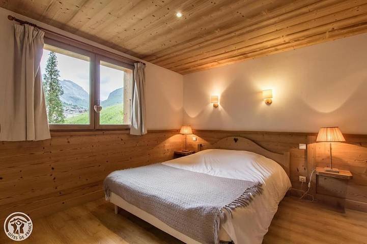 Ganze Wohnung, Wifi, bis 20m skipiste, 2te Etage, blick berg, terrasse, balkon, kamin oder ofen für holz in Le Grand-Bornand, Annecy und Umgebung