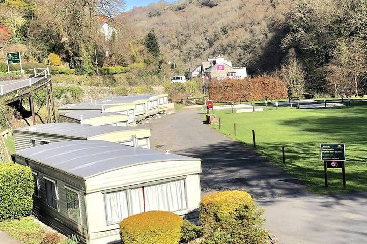 Static caravan for 6 people in Exmoor