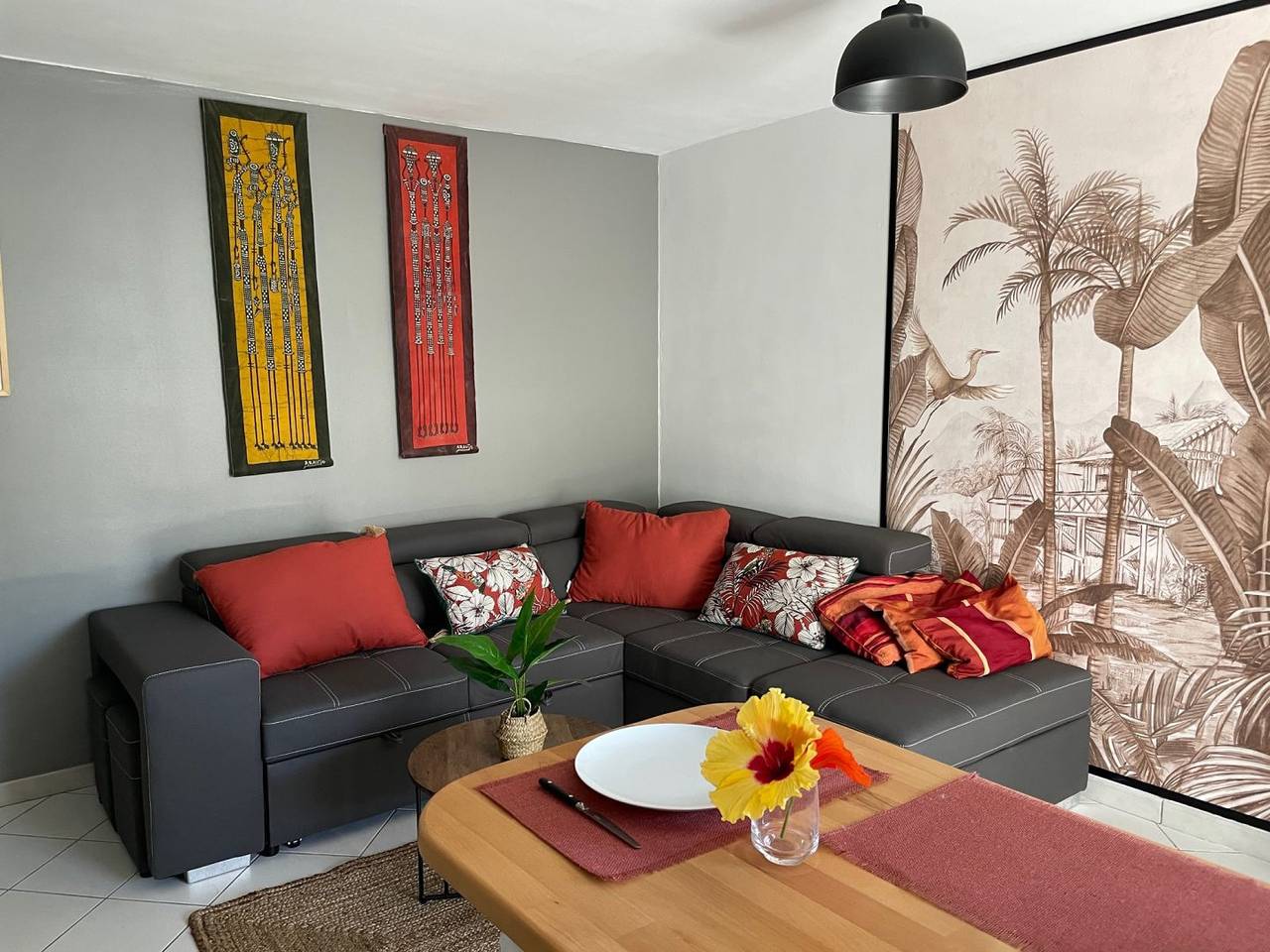 Appartement entier, Ti Kaz Corail, beau 2 pièces à 250 mètres de la plage in La Saline les Bains, Saint-Paul (Réunion)