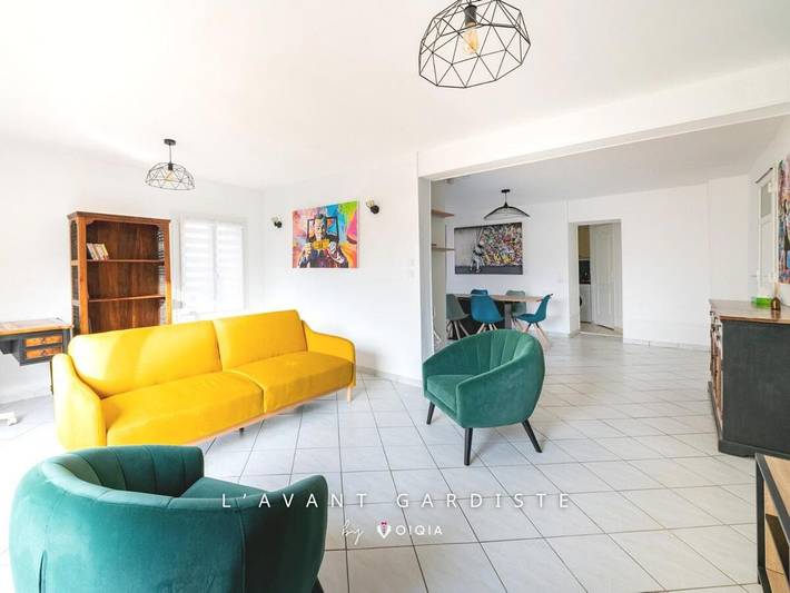 Appartement de vacances pour 6 personnes, avec Jardin
