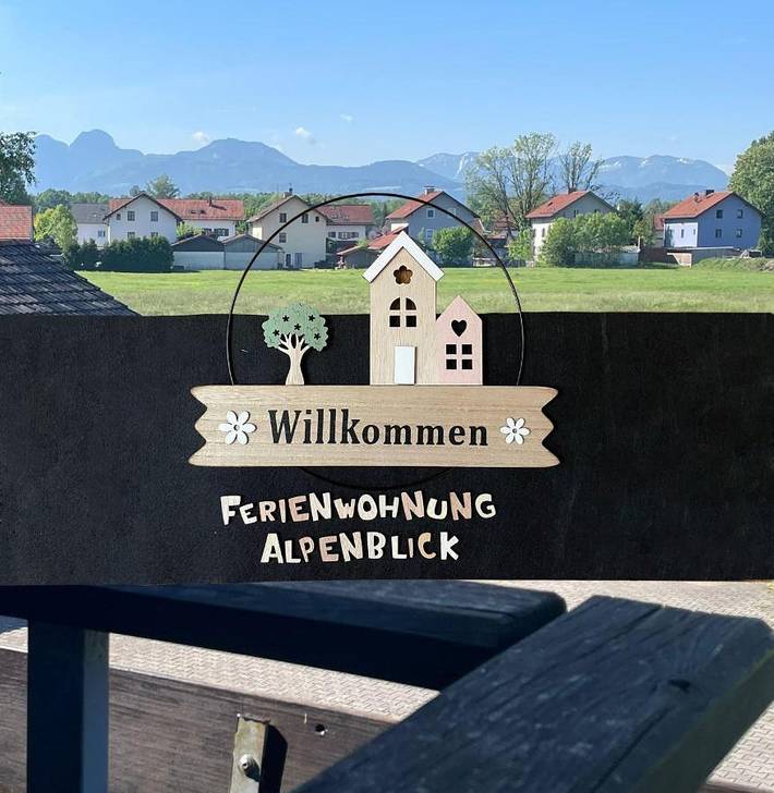 Ferienwohnung für 6 Personen, mit Balkon und Ausblick in Bruckmühl