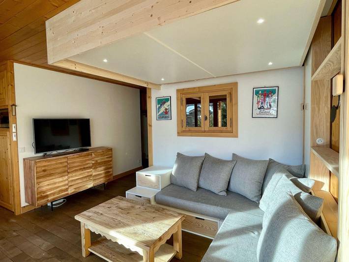 Studio entier, Courchevel 1650 - Appart 6 pers au pied des pistes, balcon sud in Saint-Bon-Tarentaise, Courchevel