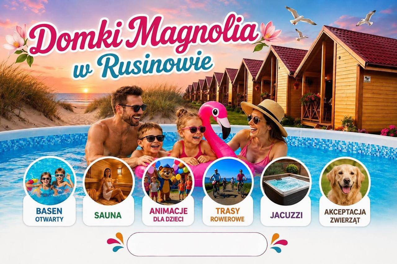 Domki Magnolia in Rusinowo, Powiat Sławieński