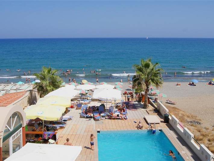 Studio für 30 Personen, mit Meerblick und Balkon sowie Garten auf Kreta