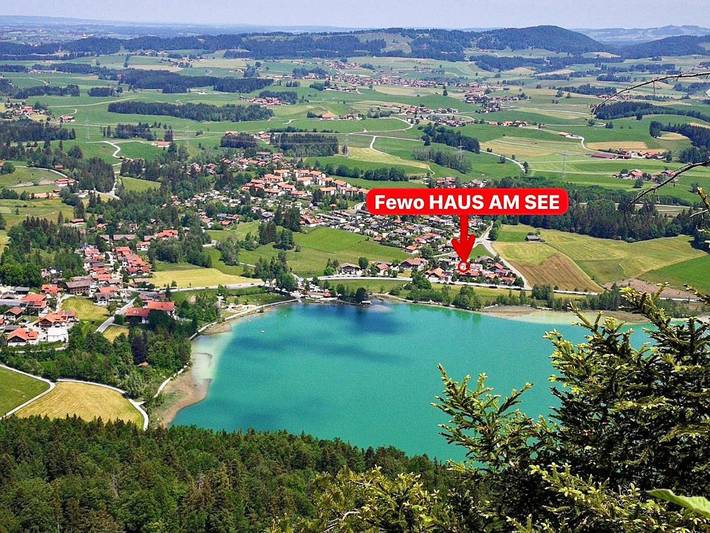 Ferienwohnung für 4 Personen, mit Balkon und Garten sowie Seeblick und Ausblick am Weißensee - 2