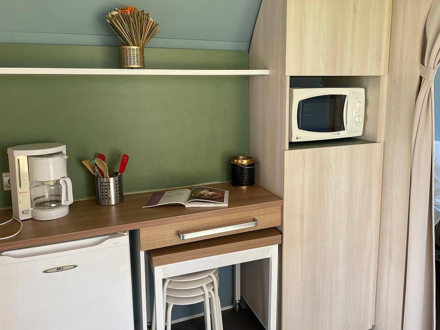 Camping Aqua 3 Masses - Tienda de lona y madera 4 personas - Coco Dulce - (Sin instalaciones sanitarias) in Saint-Pierre-d'Oléron, Côte de Beauté