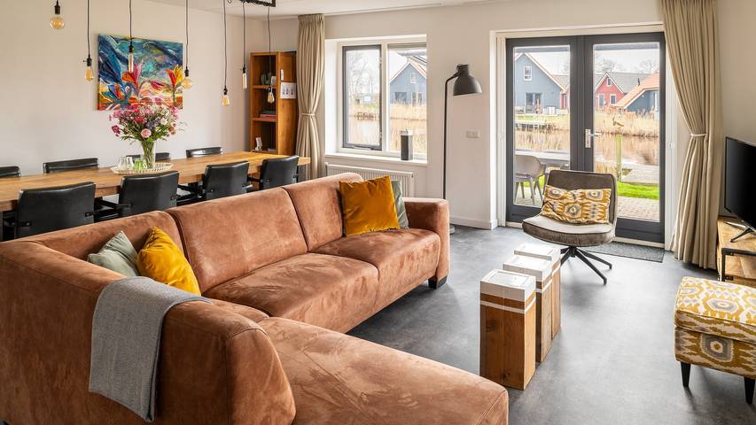 Vakantiehuis voor 6 personen, met tuin in Friesland