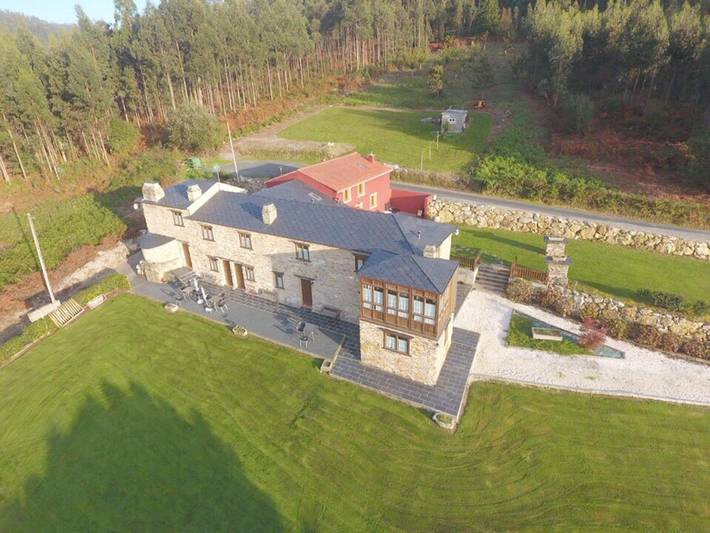 Casa rural para 6 personas, con Jardín en Ortigueira