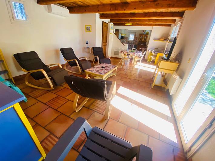 Casa de vacaciones 'Maison, piscine, animaux, jardin' con piscina compartida, terraza y Wi-Fi in Lorgues, Region de Draguignan