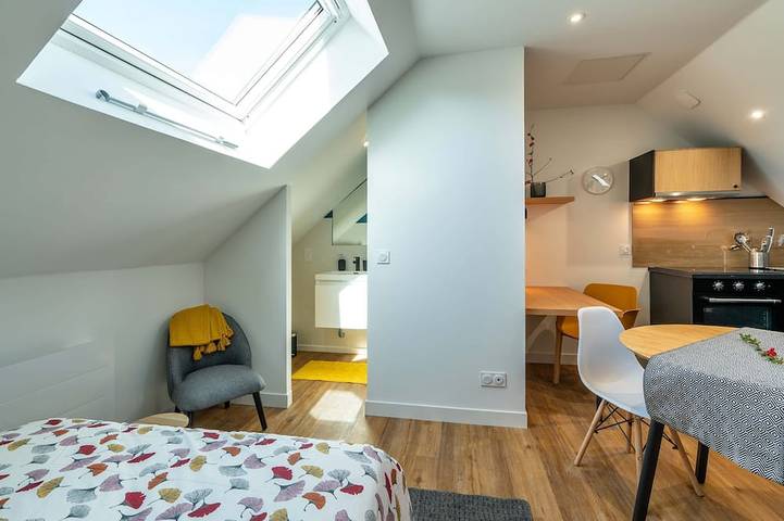 Ganze Wohnung, Studio D, in the center of town, cosy and warm. in La Roche-sur-Yon, Loire-Tal
