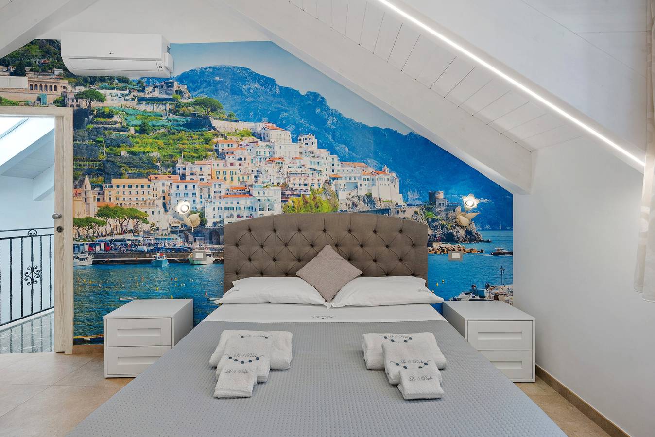 Zimmer 'Amalfi' mit Bergblick, Wlan und Klimaanlage in Pianillo, Agerola