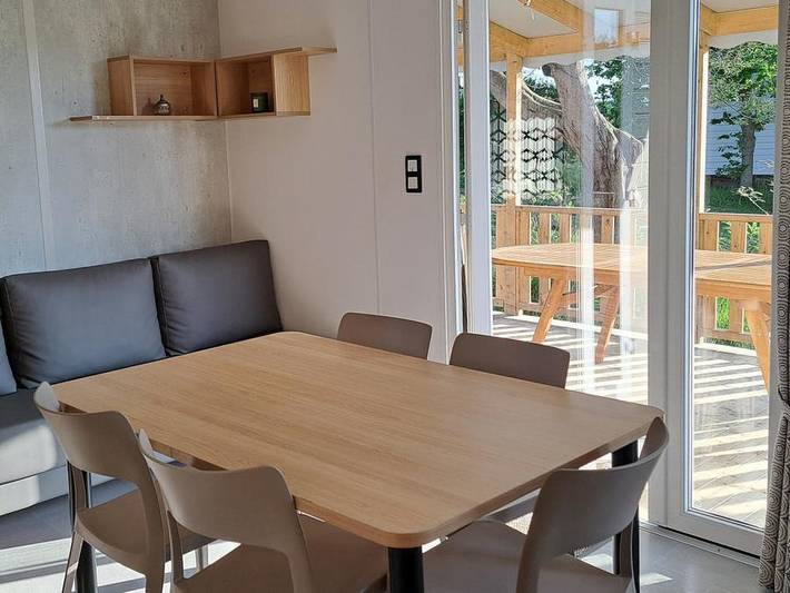 Camping Les Madières - Mobilhome 6 personnes - Confort / 3 chambres/ Terrasse in Pordic, Côte de Goëlo