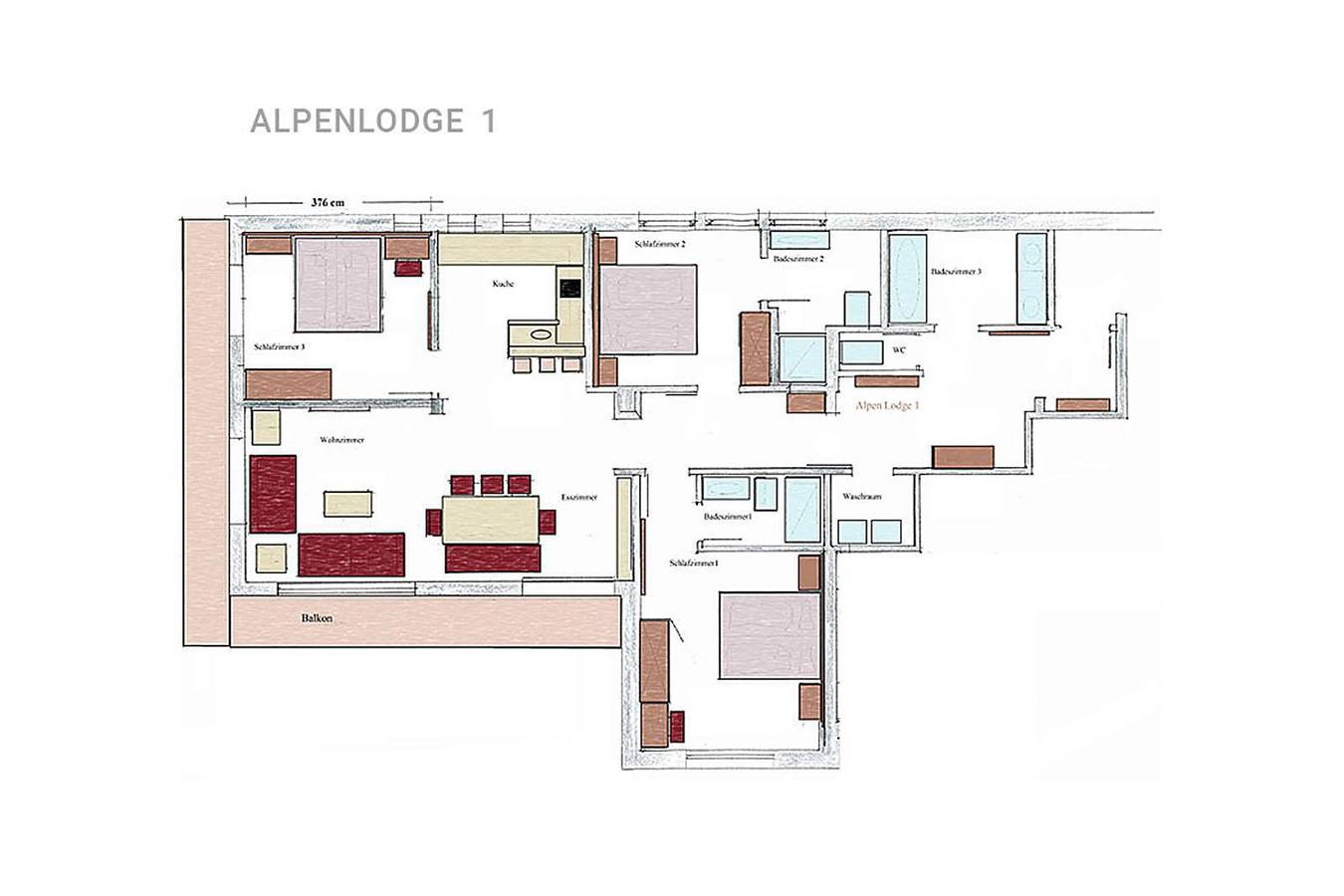 Apartamento vacacional entero, Alpen Lodge 1 in Sankt Anton am Arlberg, Arlberg