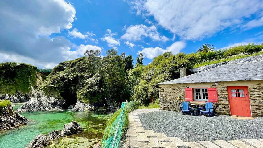 Casa de vacaciones para 4 personas con vistas al mar in Suegos, Vicedo