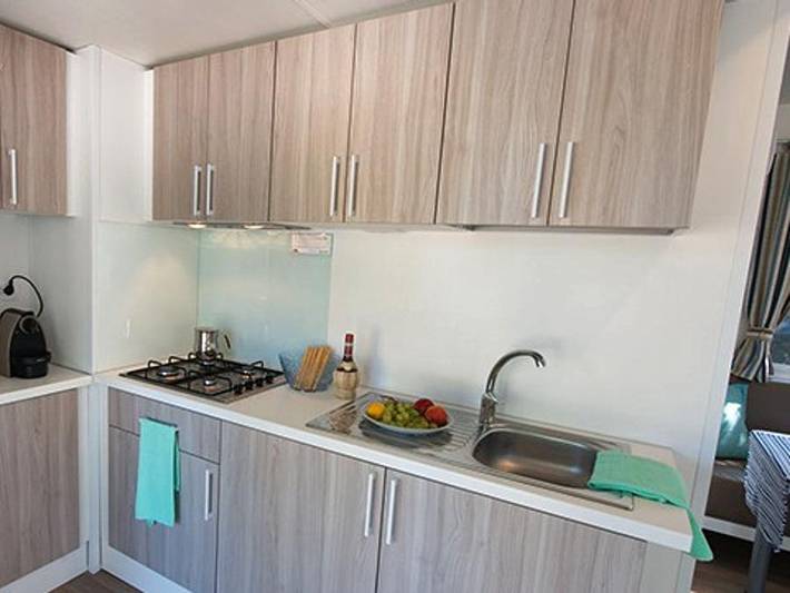 Camping Le Chêne Gris - Mobilheim 6 personen - Comfort | 3 Schlafz. | 6 Pers. | Erhöhte, nicht überdachte Terrasse | Clim in Faremoutiers, Seine-et-Marne