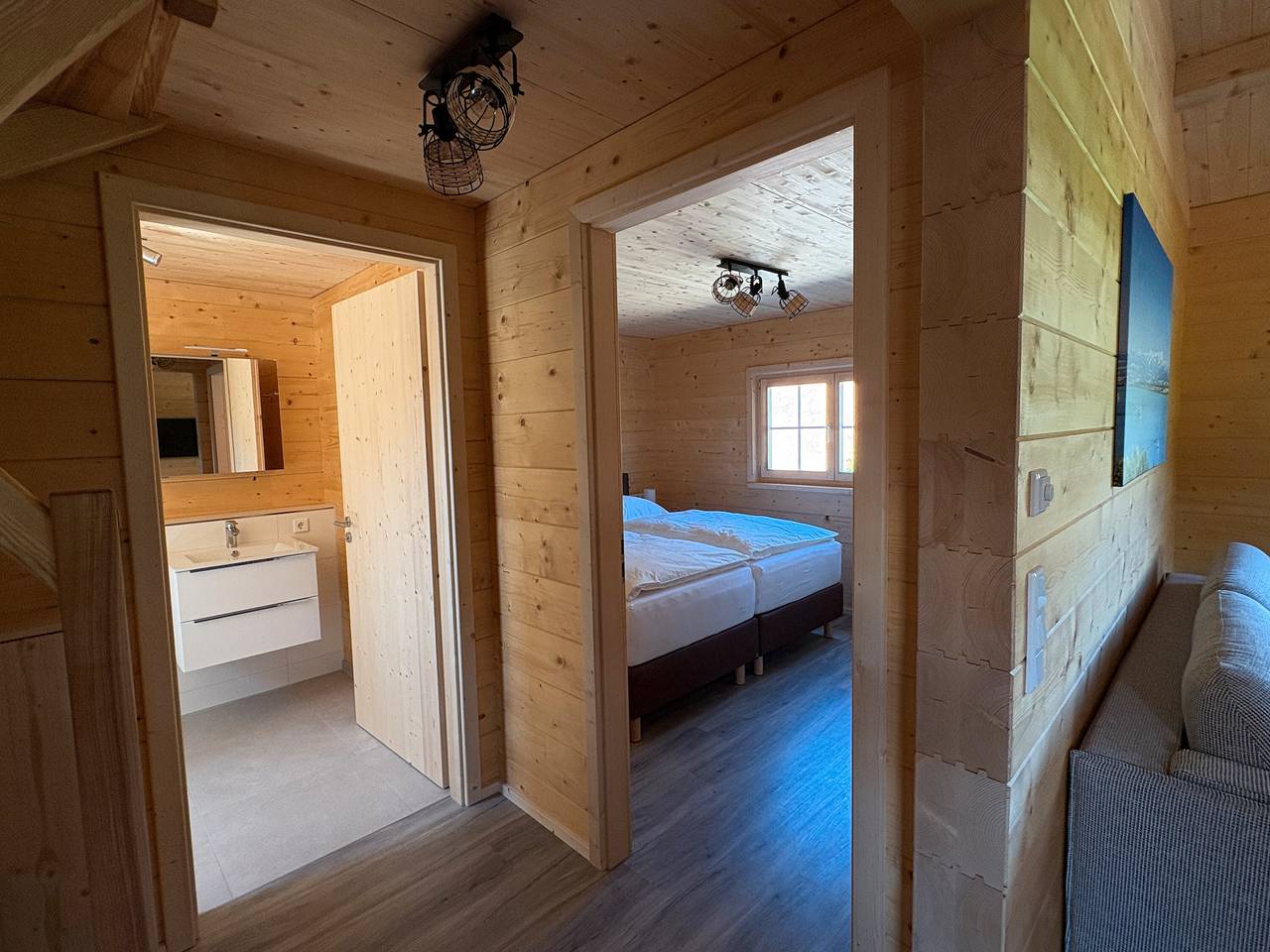 Chalet 'Abendrot' con terraza privada y wifi in Stockach, Distrito de Constanza