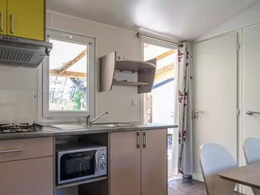 Camping Novela Port la Nouvelle - Mobilhome 6 personnes - Classic | 2 Ch. | 4/6 Pers. | Terrasse surélevée | Clim. in Port-la-Nouvelle, Côte méditerranéenne (France)