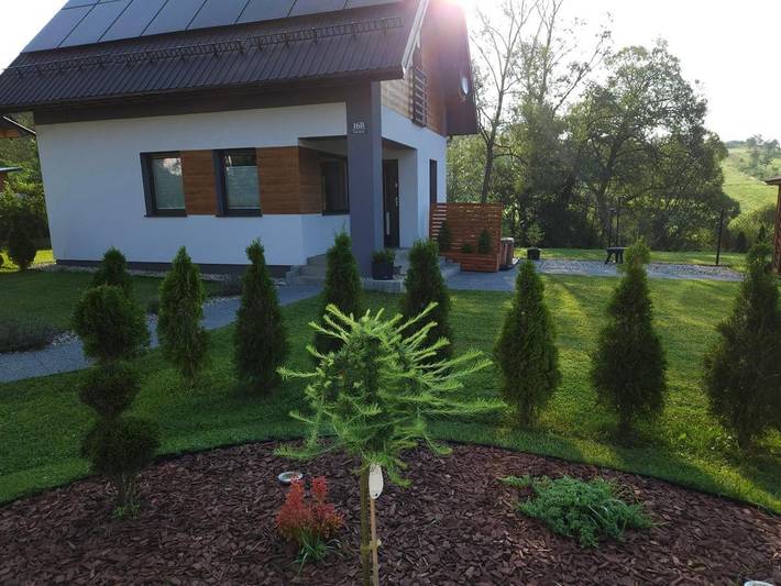 Dom dla 8 osób, z widok i ogród w Grywałd