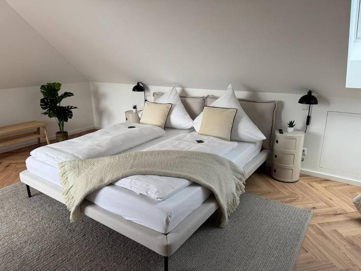 Ferienwohnung für 2 Personen, mit Balkon in March