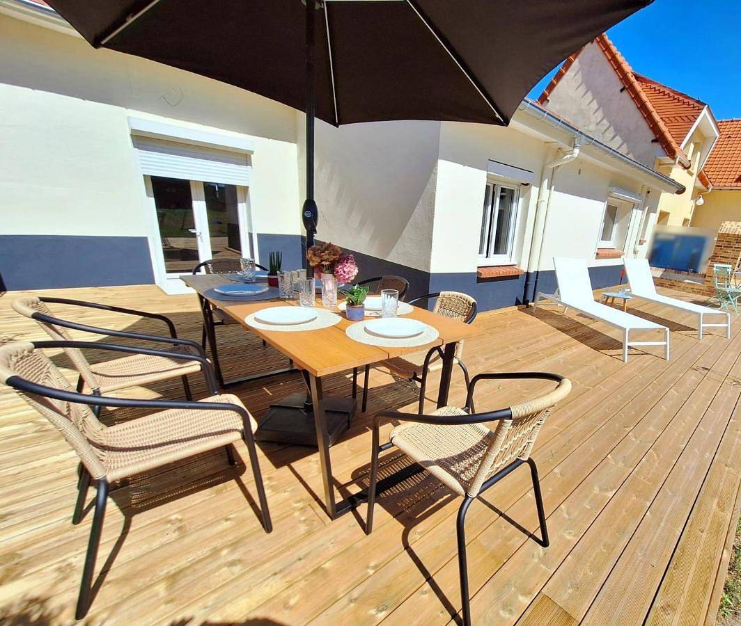 Appartement entier, La Casa Del Mar Maison avec jardin proche de la mer et de Dieppe in Bracquemont, Région de Dieppe