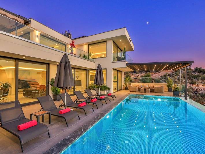 Holiday rental for 6 people, with terrace and pool in Kalkan