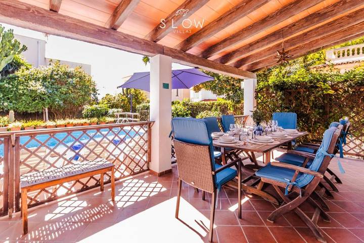 Villa pour 8 personnes, avec jardin ainsi que terrasse et piscine à Cala Pi - 3